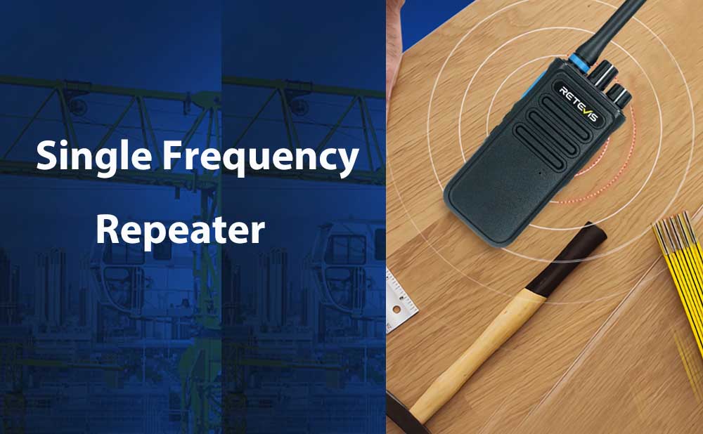 Single Frequency Repeater function on DMR radio P1