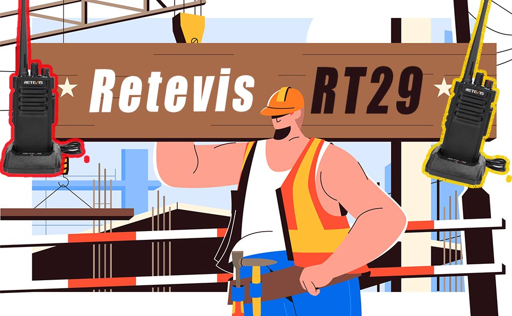 Retevis RT29, Classic Commercial Two Way Radio Long Range