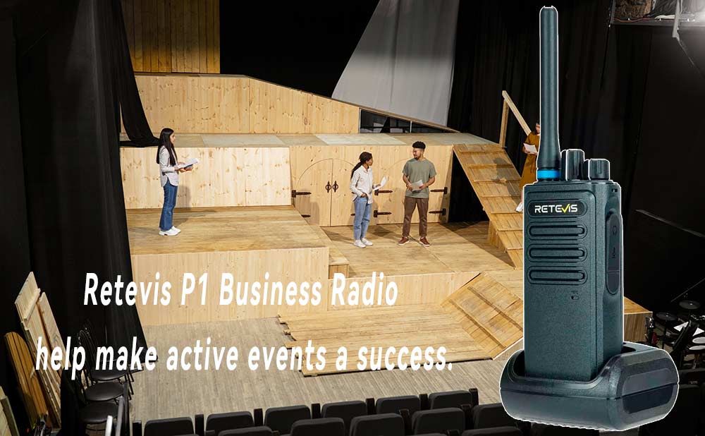 Retevis P1 Business Radio to help make active events a success.