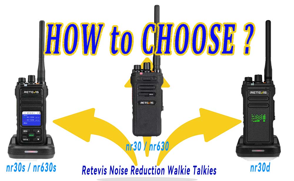 A quick look at Retevis NR30 Series Noise Reduction Walkie-Talkies