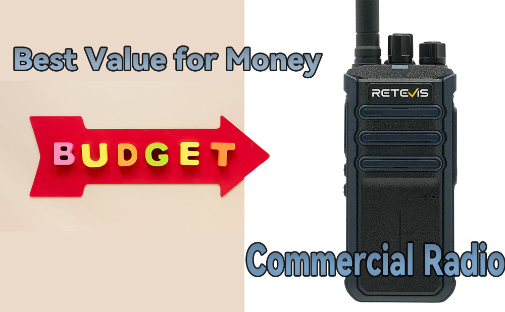 Best Value for Money Commercial Long Range Walkie Talkies - Retevis RT86A