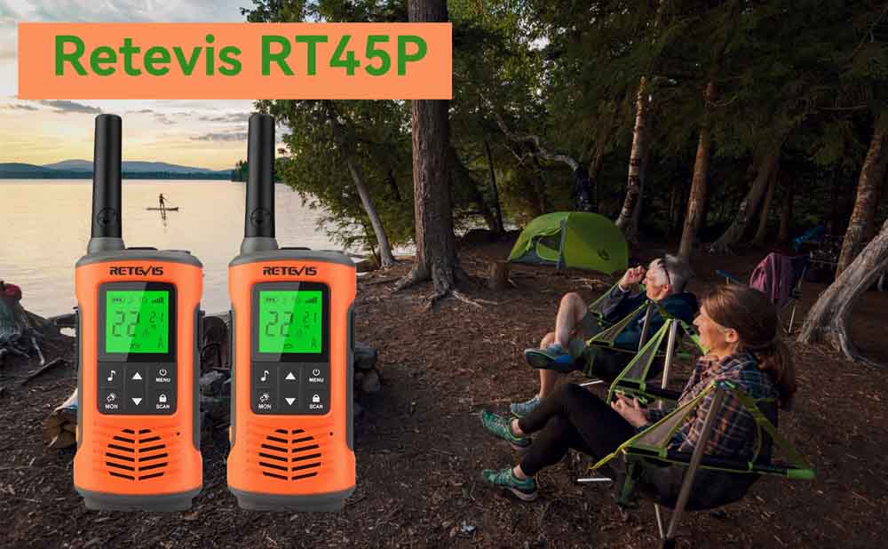 Retevis RT45P Waterproof Two-Way Radio for Family Outdoor Fun