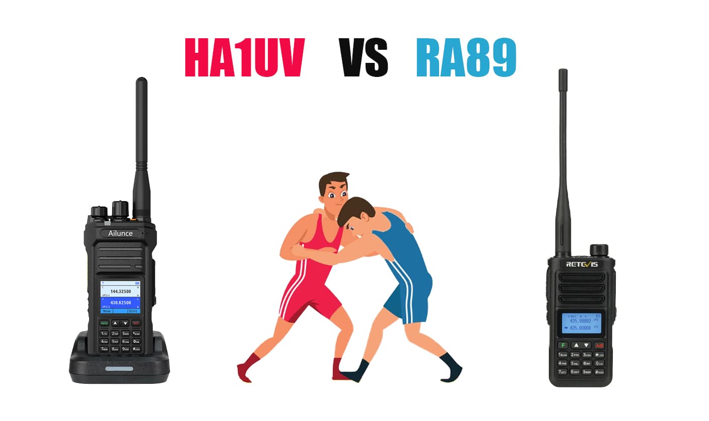 Retevis Ailunce HA1UV VS Retevis RA89