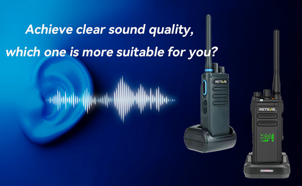 Retevis P1 vs Retevis NR30D clear sound quality walkie-talkie, which one is more suitable for you?
