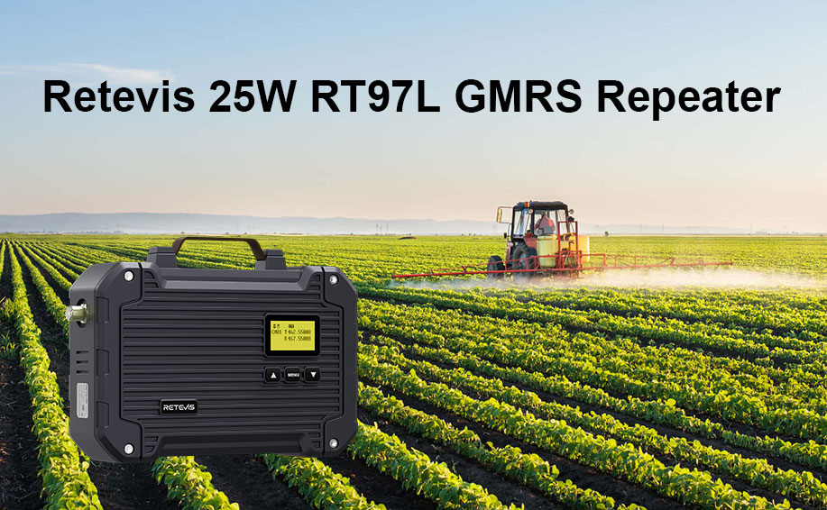RT97L GMRS Repeater: 25W Power for Long-Distance Communication
