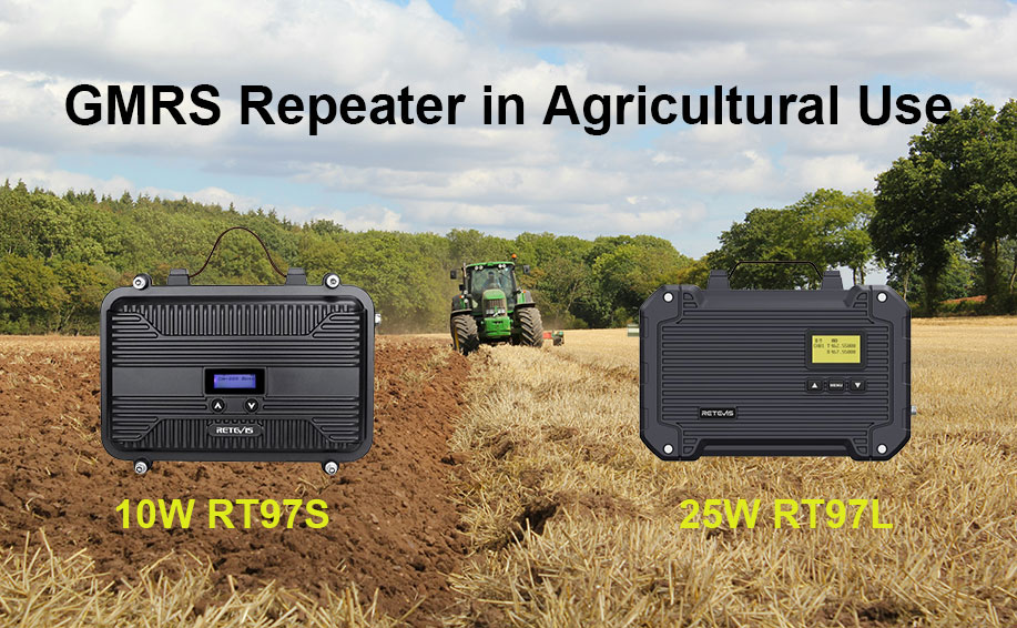 Retevis RT97S GMRS Repeater in Agricultural Use: Reliable Communication for Farming