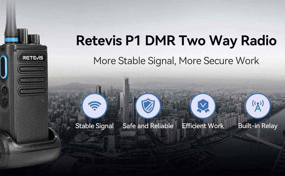 P1 DMR Radio's Signal Coverage in Large Shopping Malls