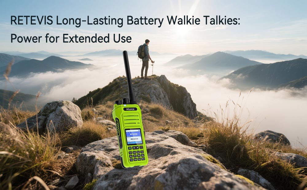 RETEVIS Long-Lasting Battery Walkie Talkies: Power for Extended Use