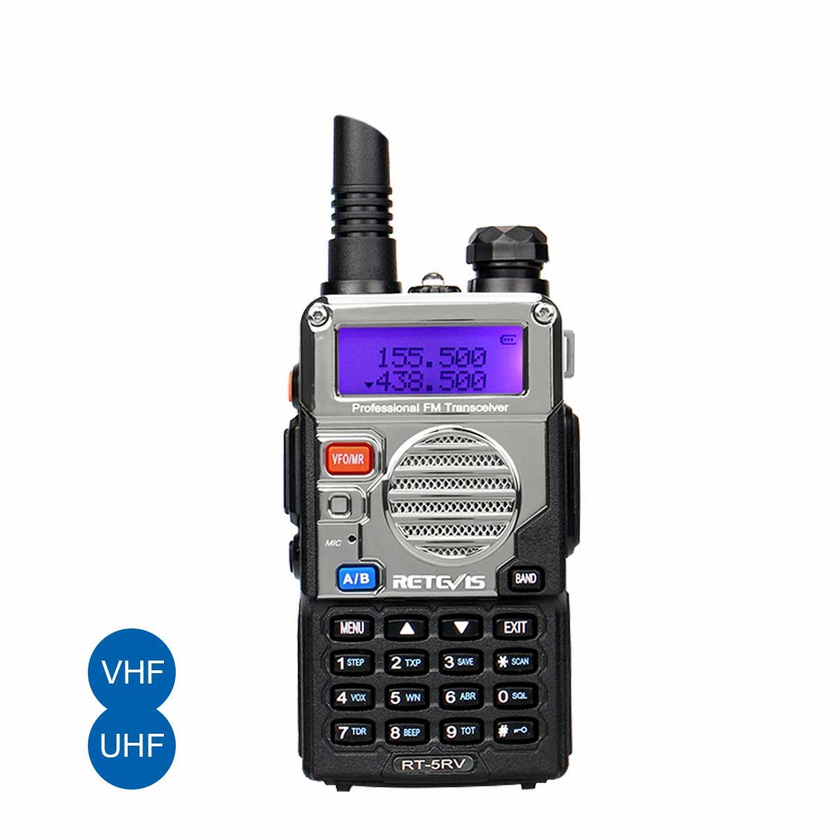 Retevis RT87 Dual Band CTCSS DCS VOX DTMF 128CH IP67 Waterproof 2Way Radio US