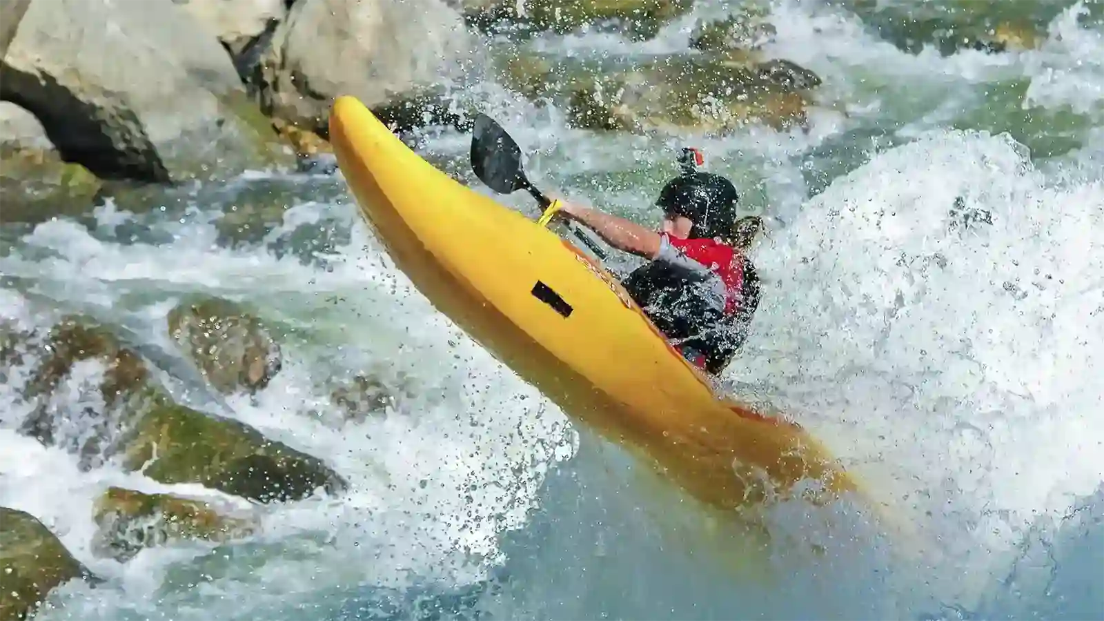 Whitewater kayaking