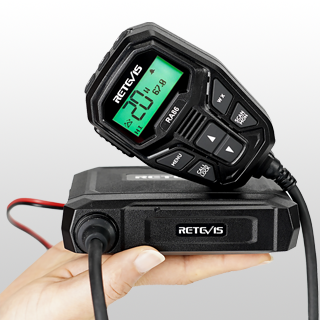 Split control panel mobile radio