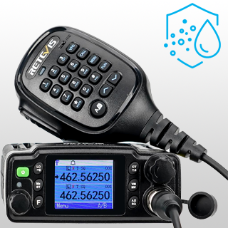 Waterproof mobile radio