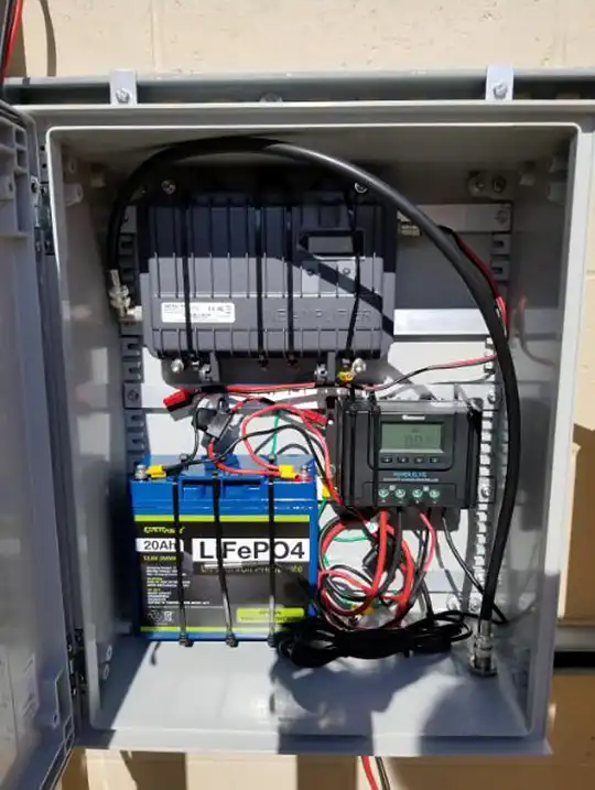 RT97 is installed in outdoor moisture proof box