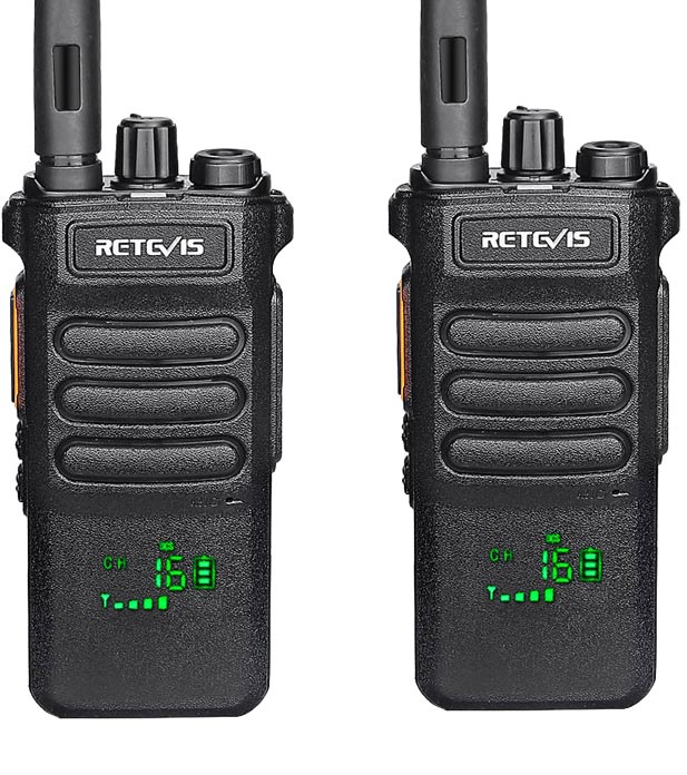 RT86 UHF Two Way Radio with a Hidden Screen and Flashlight