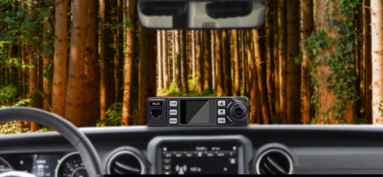 RA25 GMRS 20w Mobile walkie talkie