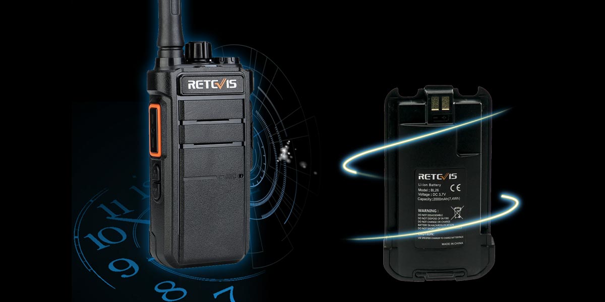 RB26 Powerful Torch Light GMRS Walkie Talkie