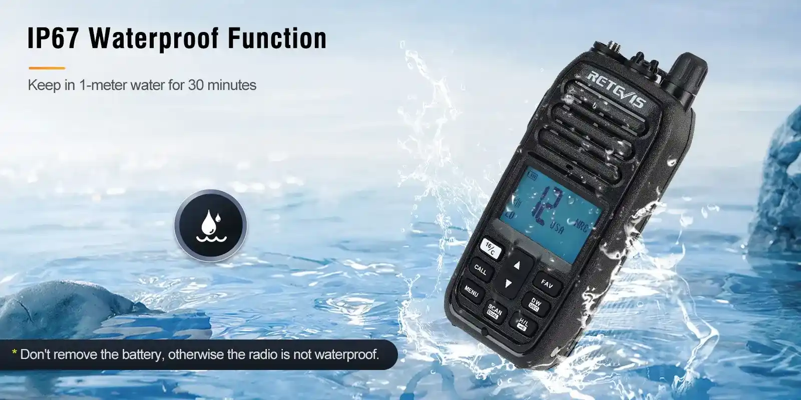 A9241A-RM21-ip67-waterproof-Marine-VHF-Radio
