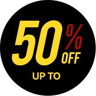 Up to 50% off