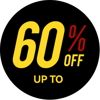 Up to 60% off