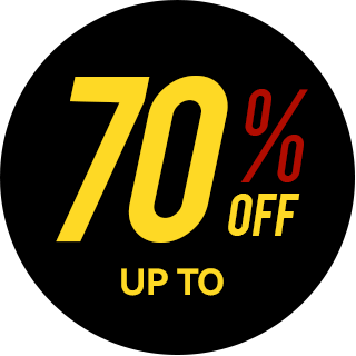 Up to 70% off