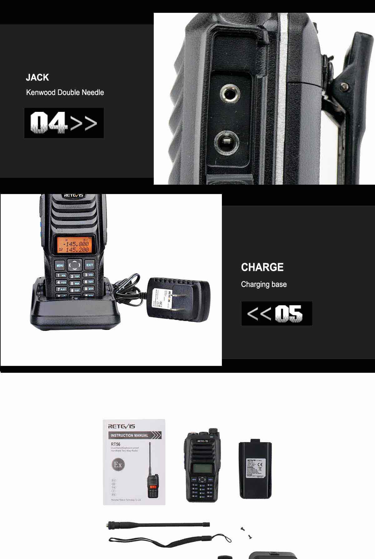 RETEVIS RT56 detail 