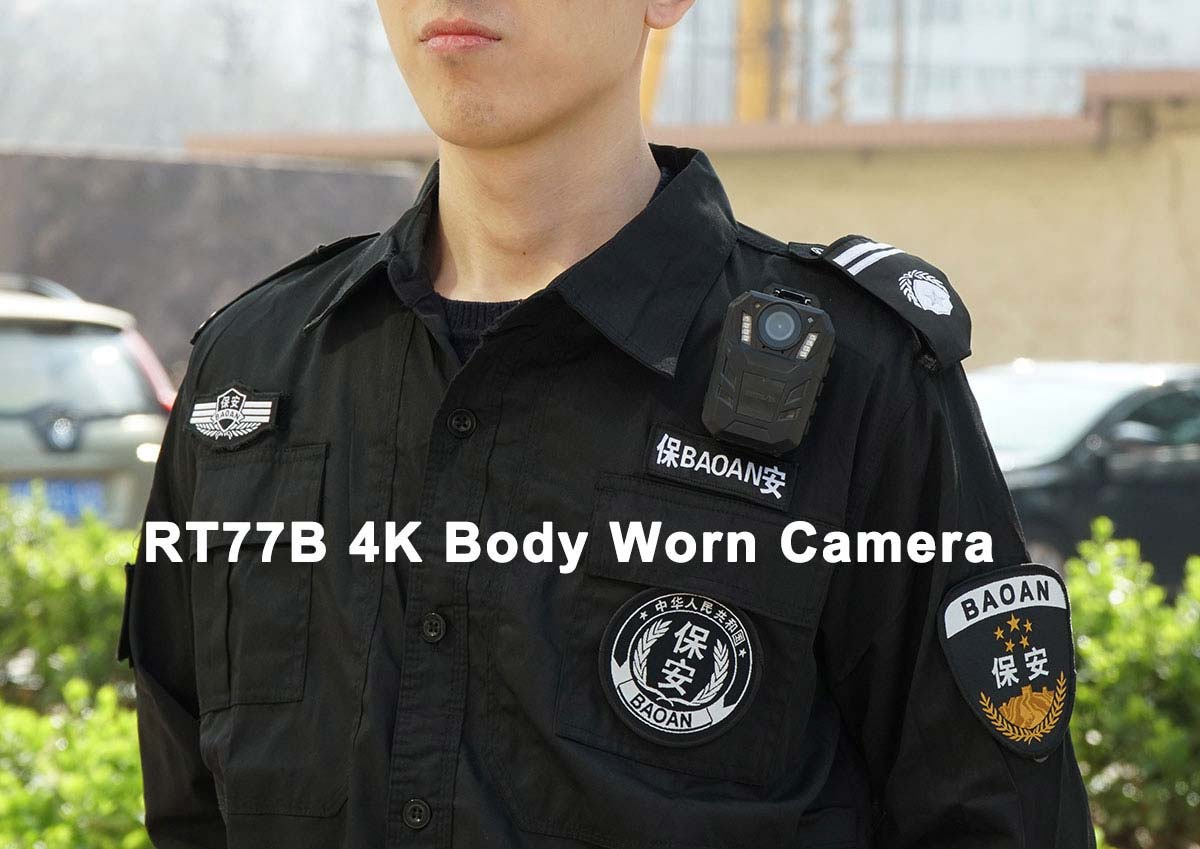 RT77B 4K Body Worn Camera