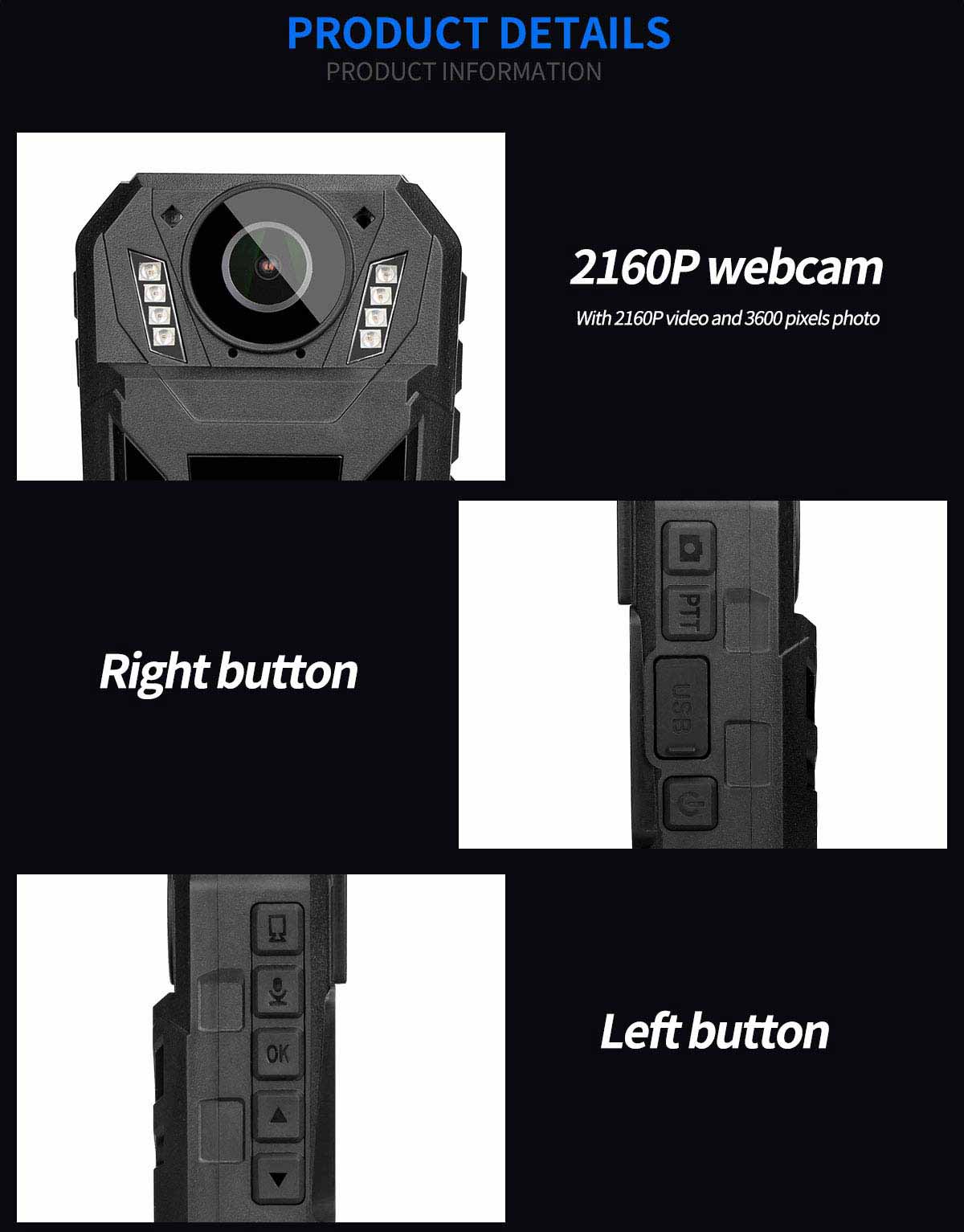 Body-Camera RT77B Body-Camera