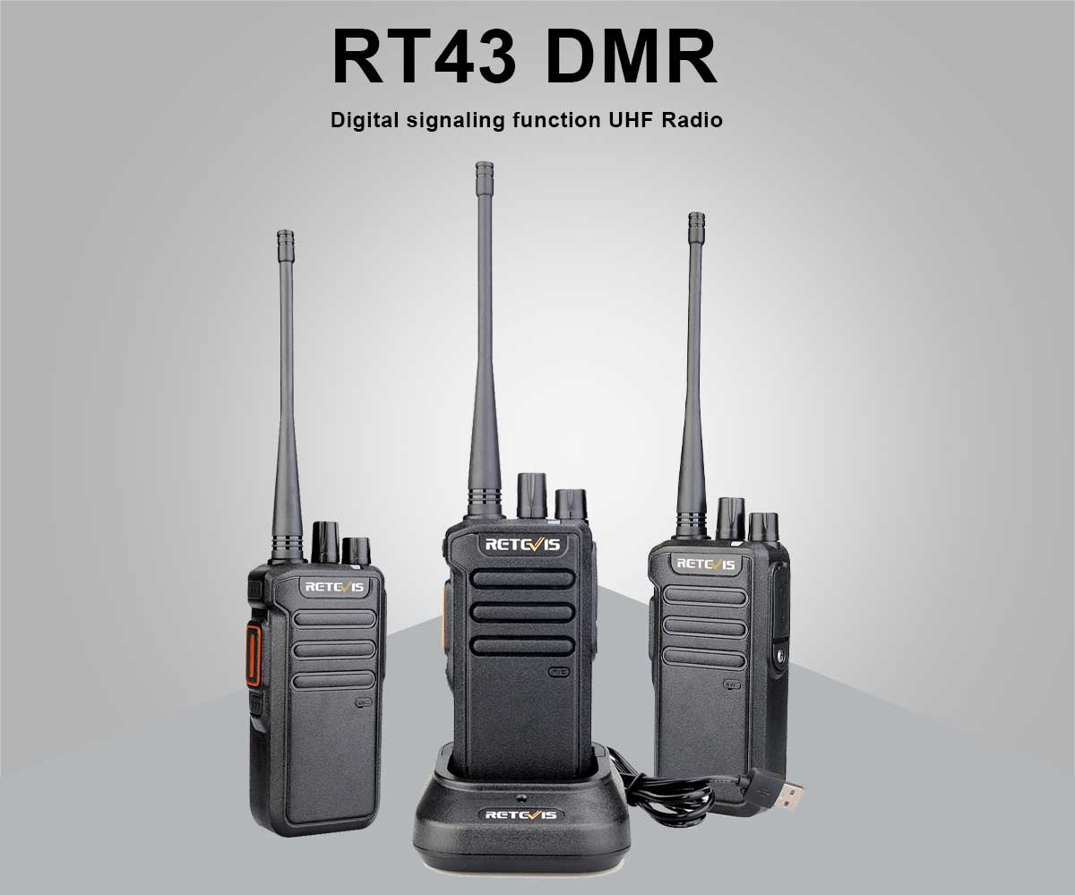 RT43 Digital signaling function UHF DMR Radio