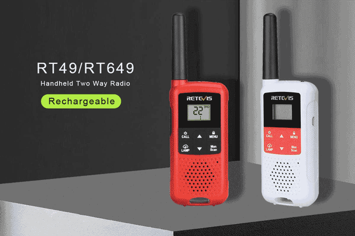 Retevis RT49 Walkie Talkie Adult Rechargeable,Two Way Radio Long Range 通販 