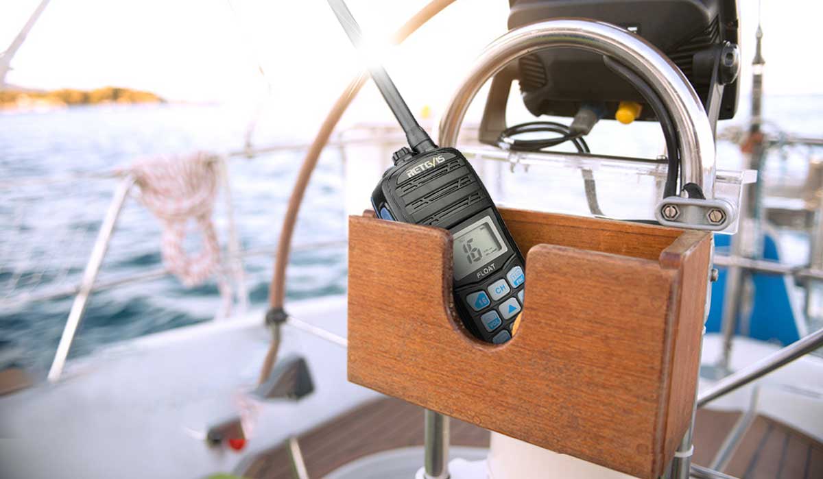 Handheld VHF Long Range Marine Radio