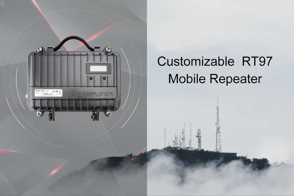 Retevis RT97 Customizable Full Duplex Mini 10W Portable Analog Repeater