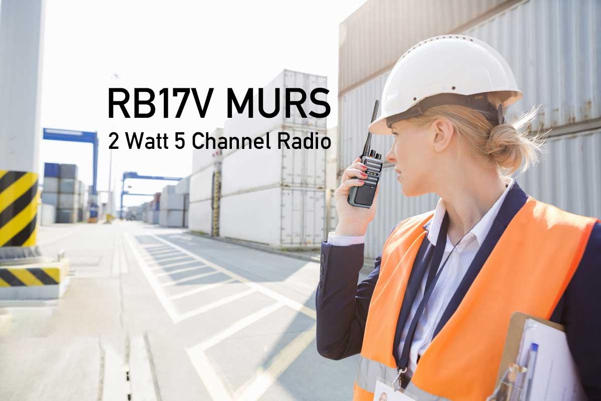 RB17V 2 Watt 5 Channel MURS Radio
