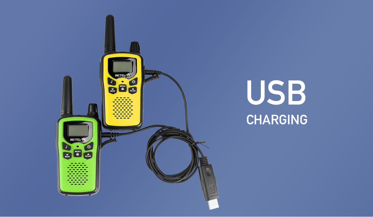 USB Charging Walkie Talkies