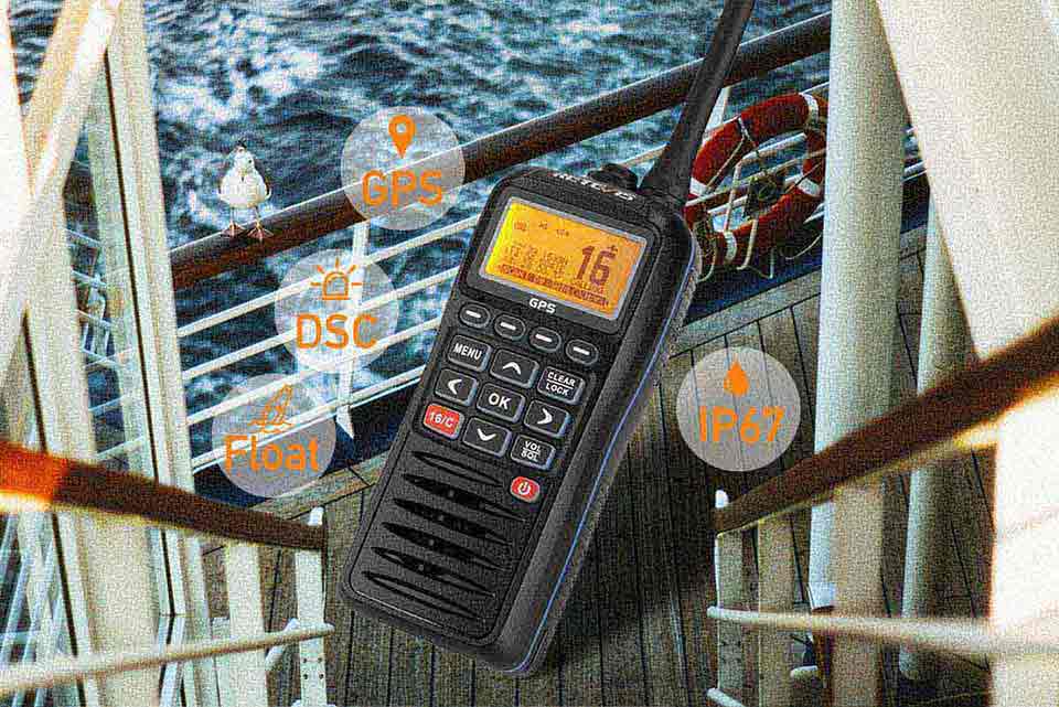 RM40 Handheld VHF Marine Radios