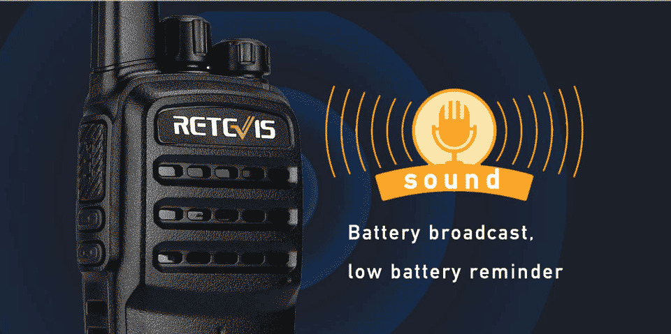 Battery broadcast, low battery reminder