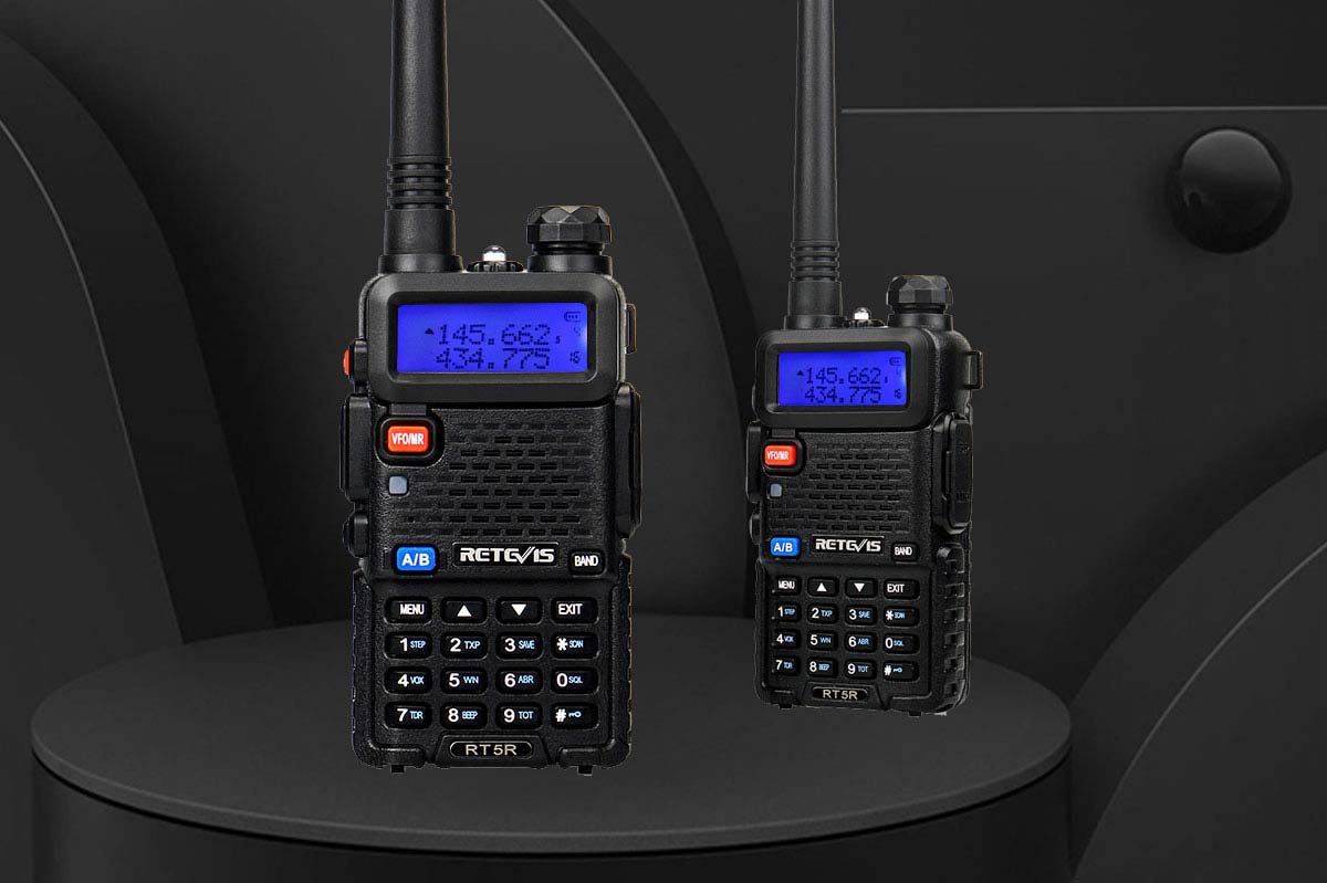 RT5R long range FPP dual band ham two way radio