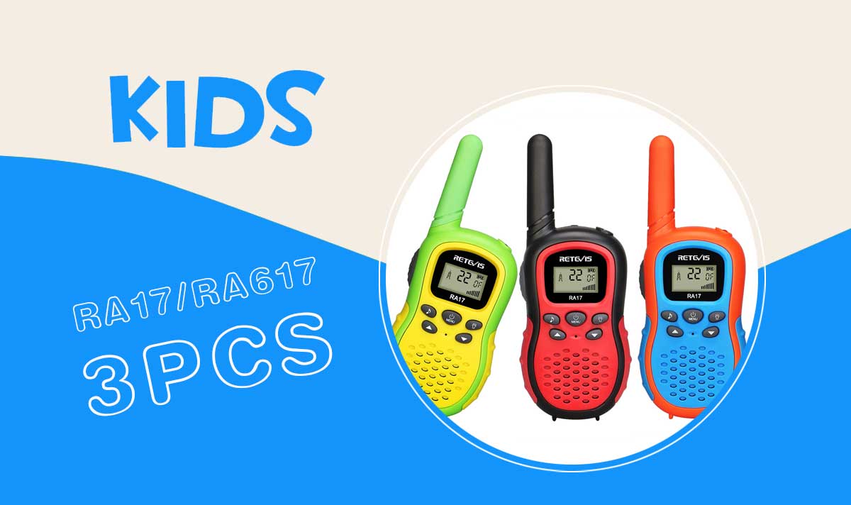 3pack RA17/RA617 best children's walkie talkies