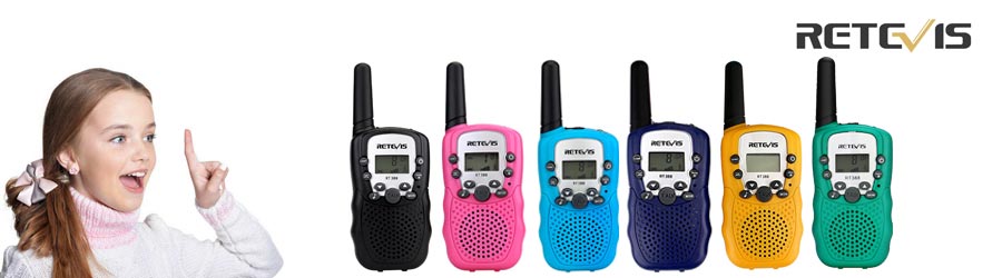 Retevis Kids Walkie Talkies w/Flashlight Pink - Kidstop toys and books