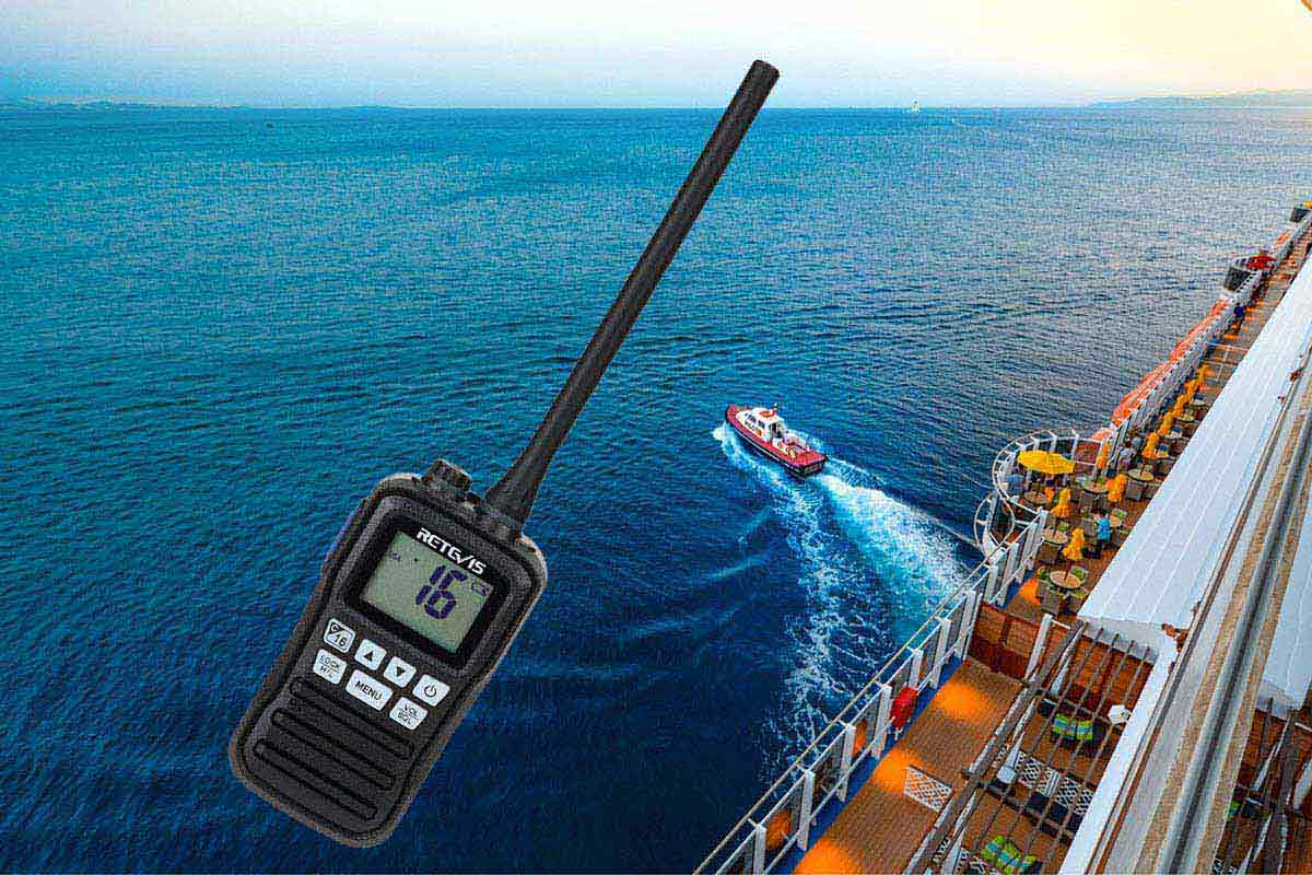 Hands Free Floating Marine VHF Transceiver