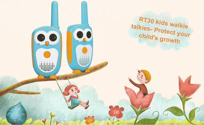 RT30 Owl Small Toys Walkie Talkie