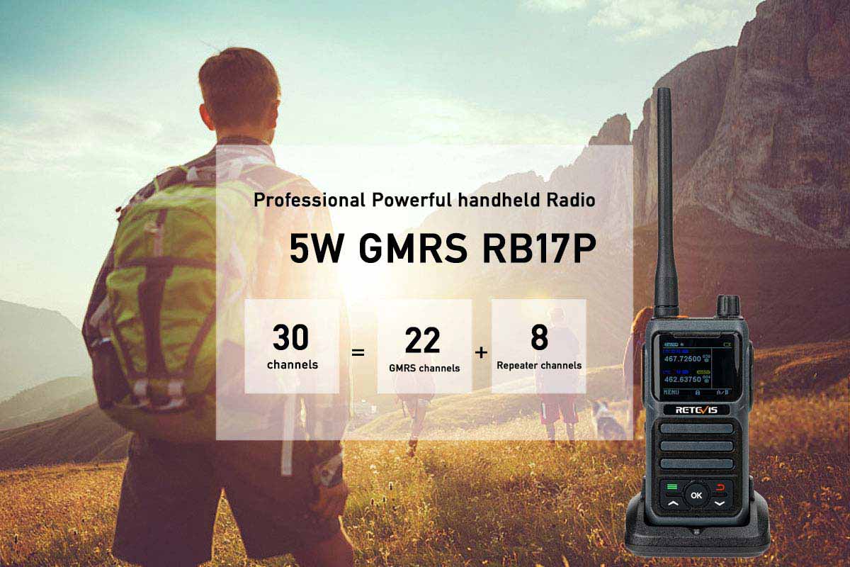 RB17P Professional Powerful GMRS handheld Radio