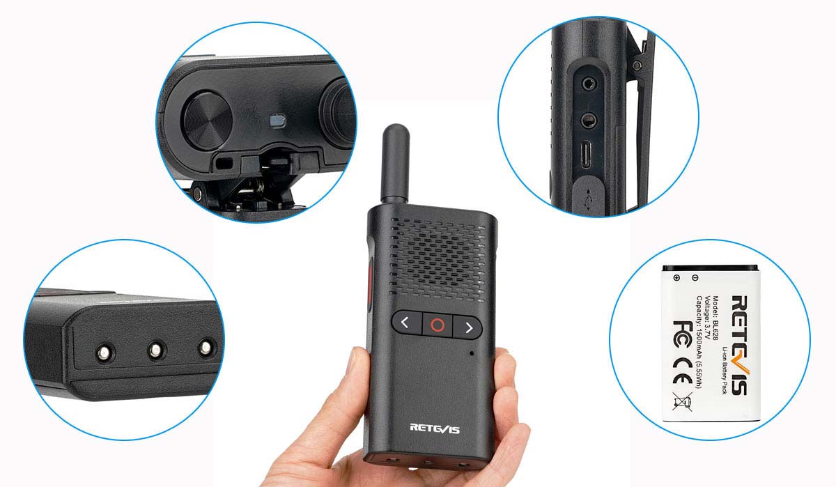 RB28B FRS 2 way radio and license-free walkie talkie mini walkie talkie