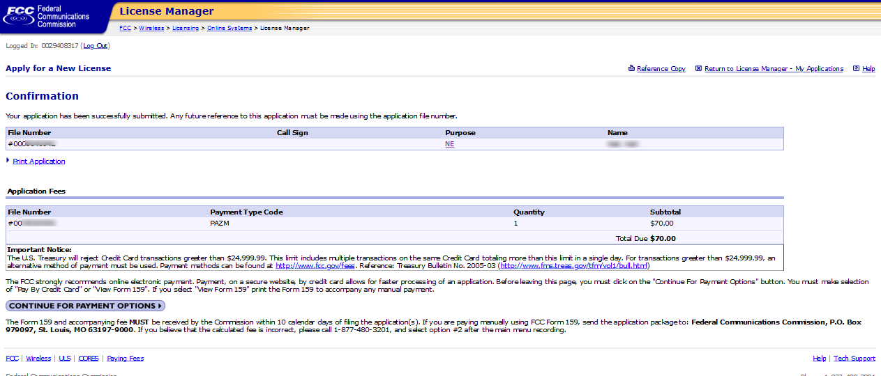 License Manager   Confirmation(10)
