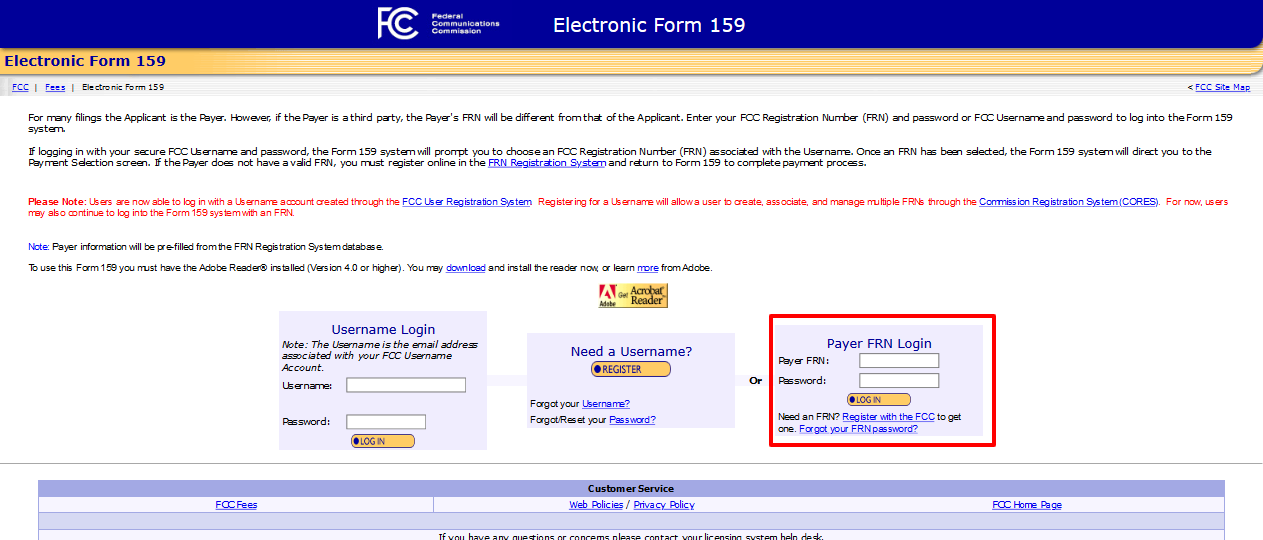 Electronic Form 159