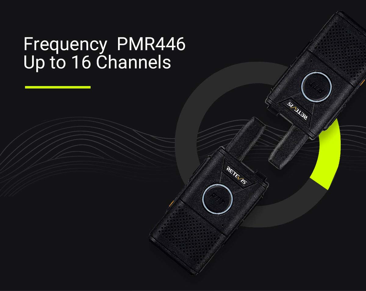 ◆Frequency  PMR446  ◆   Up to 16 Channels