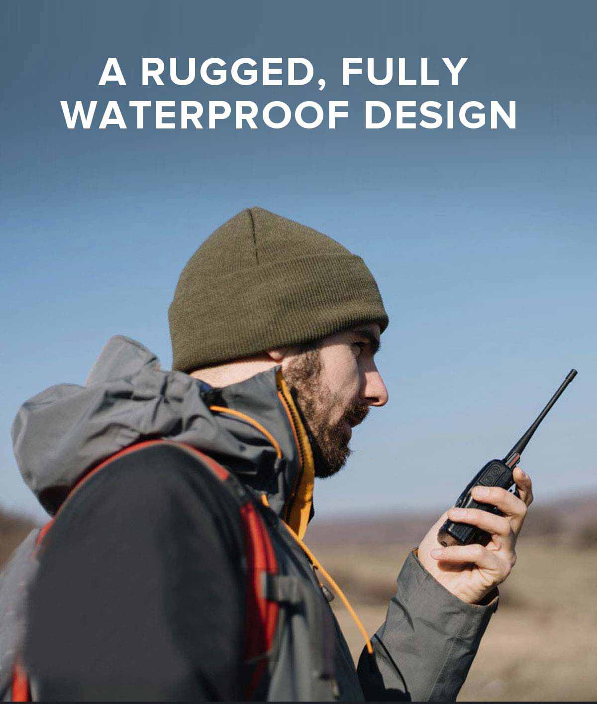 The Perfect-Waterproof radio With a rugged, fully waterproof design