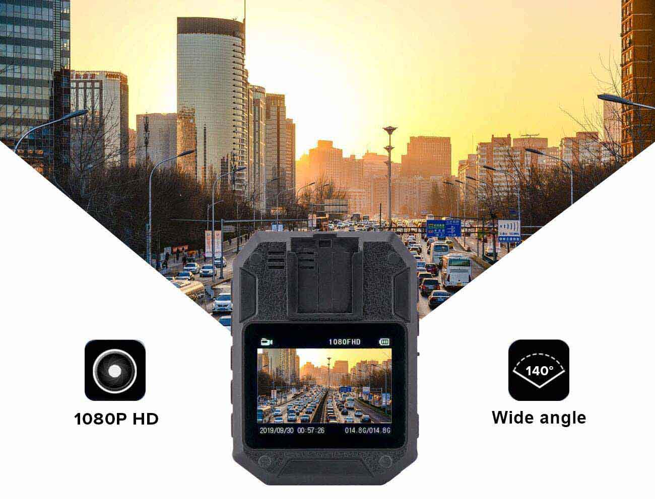 RT77 Waterproof Body-Worn HD Police Body Camera