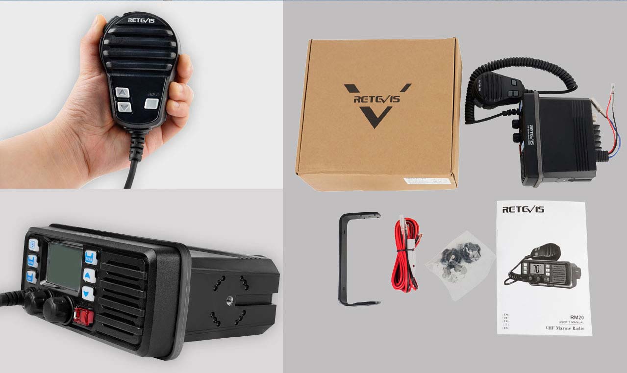 RM20 marine VHF radio Package