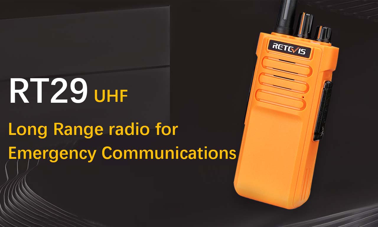 RT29 UHF Long Range radio for Emergency Communications
