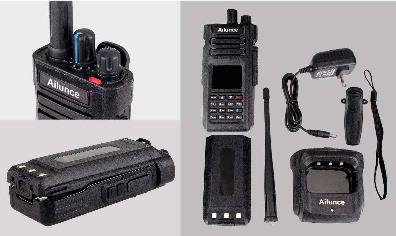 Retevis HD1 GPS - IP67 FPP Dual Band DMR Ham Radio - Unicom Radio